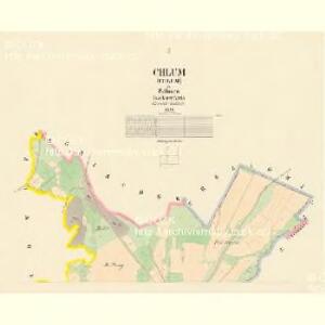 Chlum - c2504-1-001 - Kaiserpflichtexemplar der Landkarten des stabilen Katasters