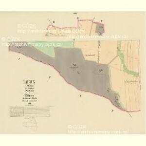 Lodin - c4195-1-004 - Kaiserpflichtexemplar der Landkarten des stabilen Katasters