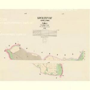 Kwietinau (Kwětinow) - c3747-1-002 - Kaiserpflichtexemplar der Landkarten des stabilen Katasters