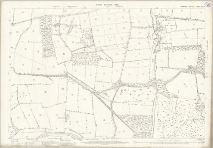 Yorkshire CCV.4 (includes: Acaster Selby; Appleton Roebuck; Bolton Percy; Ryther Cum Ossendyke) - 25 Inch Map