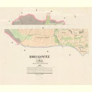 Hregkowitz - c2351-1-004 - Kaiserpflichtexemplar der Landkarten des stabilen Katasters