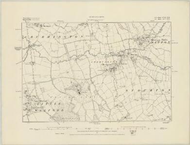 Warwickshire LVII.SW - OS Six-Inch Map
