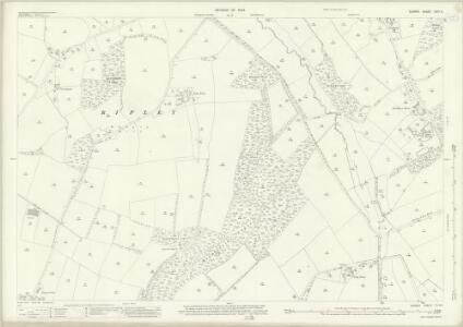 Surrey XXIV.3 (includes: Ockham; Ripley) - 25 Inch Map