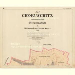 Choruschitz - c2571-1-001 - Kaiserpflichtexemplar der Landkarten des stabilen Katasters