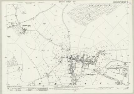 Huntingdonshire XXVIII.13 (includes: Gamlingay; Tetworth) - 25 Inch Map