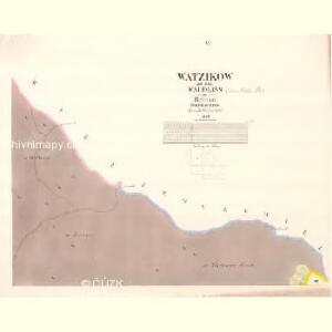 Watzikow - c8294-1-006 - Kaiserpflichtexemplar der Landkarten des stabilen Katasters