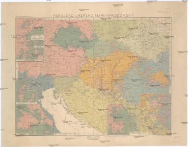 Rakousko-Uhersko, mapa národopisná