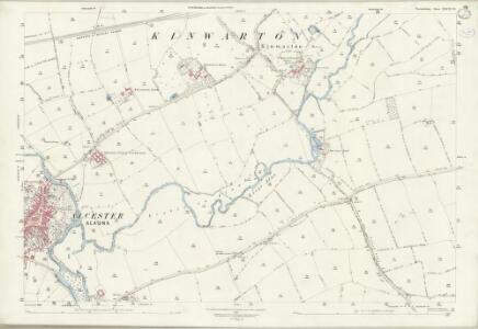 Warwickshire XXXVII.14 (includes: Alcester; Haselor; Kinwarton) - 25 Inch Map