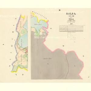 Bilek - c0218-1-001 - Kaiserpflichtexemplar der Landkarten des stabilen Katasters