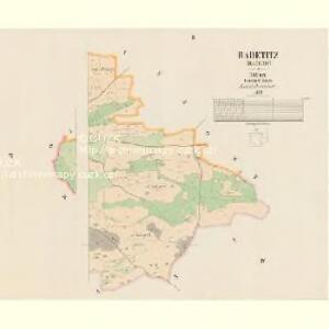 Radetitz (Radedic) - c6339-1-002 - Kaiserpflichtexemplar der Landkarten des stabilen Katasters