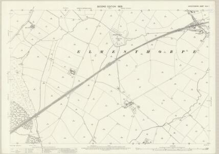 Leicestershire XLIII.1 (includes: Elmersthorpe; Hinckley; Sapcote; Stoney Stanton) - 25 Inch Map