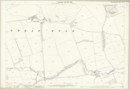 Northumberland (Old Series) XXX.14 (includes: Great Ryle; Little Ryle; Unthank; Whittingham) - 25 Inch Map