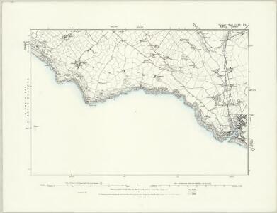 Cornwall LXXV.SW - OS Six-Inch Map