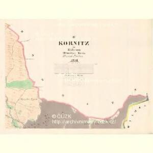 Kornitz - m0970-1-004 - Kaiserpflichtexemplar der Landkarten des stabilen Katasters