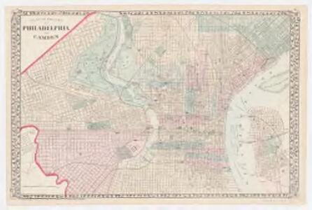Plan of the city of Philadelphia and Camden