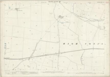 Durham LIV.3 (includes: High Coniscliffe; Walworth) - 25 Inch Map