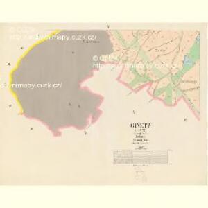 Ginetz (Gince) - c2904-1-003 - Kaiserpflichtexemplar der Landkarten des stabilen Katasters