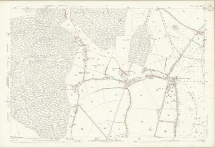 Dorset XXV.3 (includes: Long Crichel; Moor Crichel; Tarrant Monkton; Tarrant Rushton; Witchampton) - 25 Inch Map