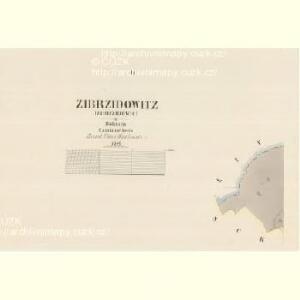 Zibrzidowitz (Zibrzidowic) - c9424-1-002 - Kaiserpflichtexemplar der Landkarten des stabilen Katasters