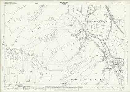 Sussex LXVII.14 (includes: Beddingham; Peacehaven; Piddinghoe; Southease; Tarring Neville) - 25 Inch Map