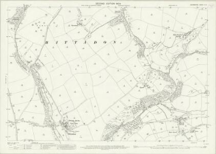 Devon V.14 (includes: Berrynarbor; Bittadon; Braunton; Marwood; West Down) - 25 Inch Map