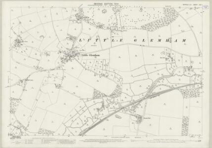 Suffolk LIX.11 (includes: Blaxhall; Campsey Ash; Little Glemham; Marlesford) - 25 Inch Map