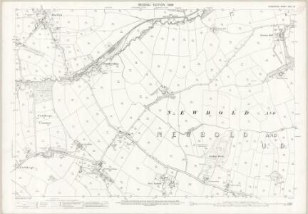Derbyshire XVIII.13 (includes: Barlow; Brampton; Chesterfield) - 25 Inch Map