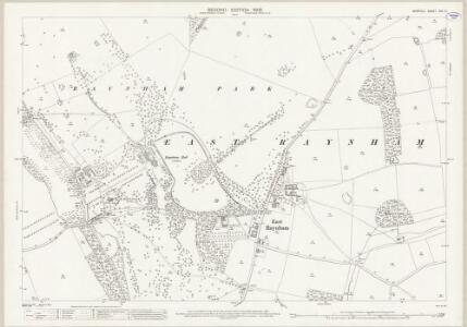 Norfolk XXV.13 (includes: Dunton; Raynham) - 25 Inch Map