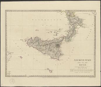A series of maps, modern and ancient. No. 7 : Ancient Italy part III. and Sicily