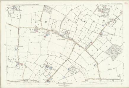 Suffolk XLIX.10 (includes: Badingham; Cransford; Framlingham; Great Glemham; Parham; Swefling) - 25 Inch Map