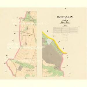 Bohdalin - c0303-1-002 - Kaiserpflichtexemplar der Landkarten des stabilen Katasters