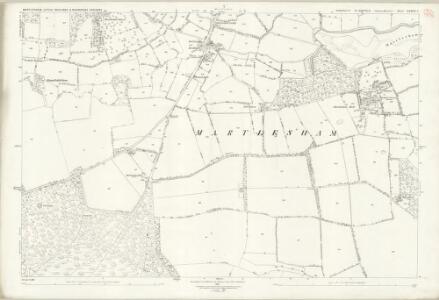 Suffolk LXXVI.7 (includes: Little Bealings; Martlesham; Woodbridge) - 25 Inch Map