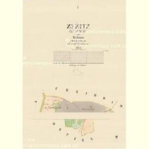 Zežitz (Zezicz) - c9420-1-001 - Kaiserpflichtexemplar der Landkarten des stabilen Katasters