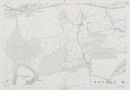 Wiltshire LXIV.16 (includes: Sutton Mandeville; Swallowcliffe; Tisbury) - 25 Inch Map