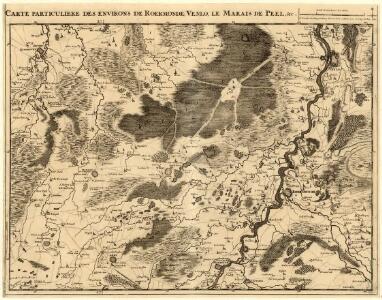 Carte particuliere des Environs de Roermonde, Venlo, le Marais de Peel &c.