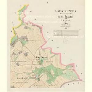 Gross Krzepin (Welky Křepini) - c3627-2-002 - Kaiserpflichtexemplar der Landkarten des stabilen Katasters