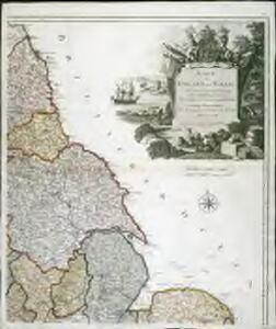 Karte von England und Wallis, 2
