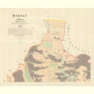 Ballin - m0029-1-001 - Kaiserpflichtexemplar der Landkarten des stabilen Katasters