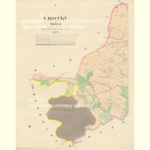 Lhotky - m1541-1-001 - Kaiserpflichtexemplar der Landkarten des stabilen Katasters