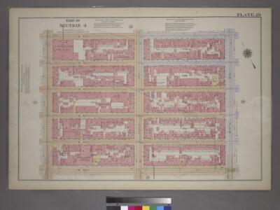 Plate 29, Part of Section 4: [Bounded by W. 47th Street, Ninth Avenue, W. 42nd Street and Eleventh Avenue.]