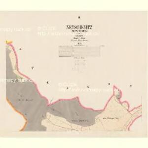 Netschenitz (Netschinitz) - c4986-1-002 - Kaiserpflichtexemplar der Landkarten des stabilen Katasters