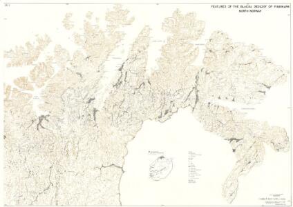 Geologisk kart 120: Features of the Glacial Geology of Finnmark