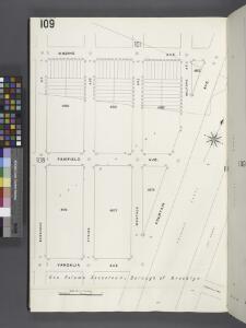 Brooklyn V. 8, Plate No. 109 [Map bounded by Cozine Ave., Fountain Ave., Vandalia Ave., Berriman St.]