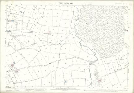 Leicestershire XXV.1 (includes: Mountsorrel; Quorndon; Rothley; Swithland; Woodhouse) - 25 Inch Map