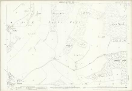 Hampshire and Isle of Wight XXVI.11 (includes: Ellisfield; Nutley; Preston Candover) - 25 Inch Map