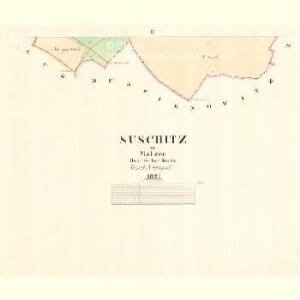 Suschitz - m2965-1-002 - Kaiserpflichtexemplar der Landkarten des stabilen Katasters