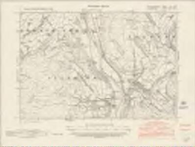 Brecknockshire XII.SW - OS Six-Inch Map