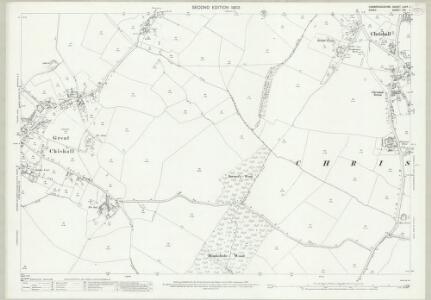 Cambridgeshire LXIIB.1 (includes: Chrishall; Great Chishill; Heydon; Little Chishill) - 25 Inch Map