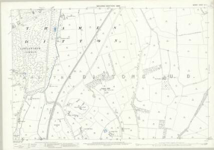 Surrey XII.11 (includes: Thames Ditton) - 25 Inch Map