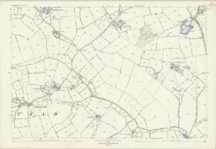 Suffolk XLVIII.8 (includes: Dennington; Framlingham; Saxstead) - 25 Inch Map